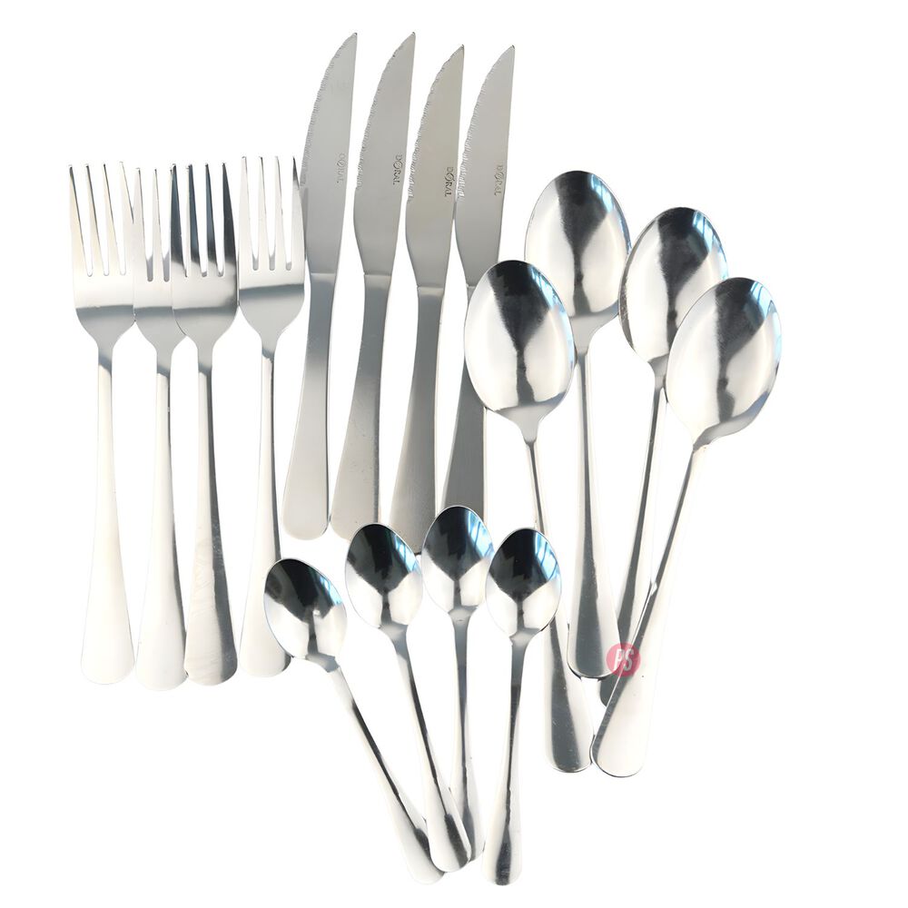 Juego De Cubiertos 16 Piezas Golden Family Acero - Ps image number 1.0