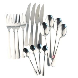 Juego De Cubiertos 16 Piezas Golden Family Acero - Ps