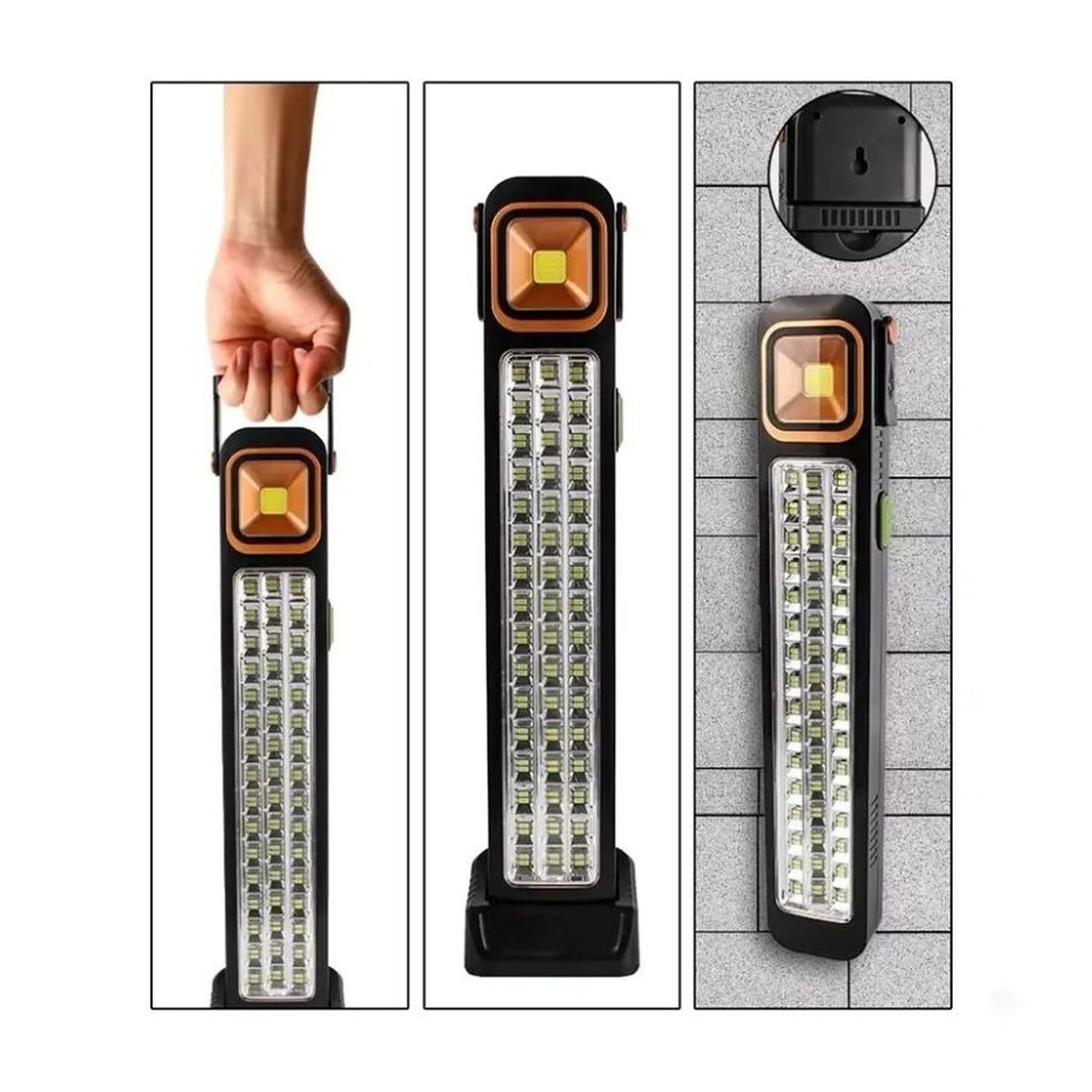 Foco Linterna De Emergencia Solar Recargable 48 Led image number 3.0