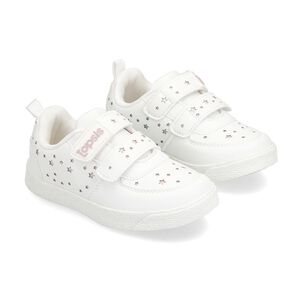 Zapatilla Infantil Niña Topsis White