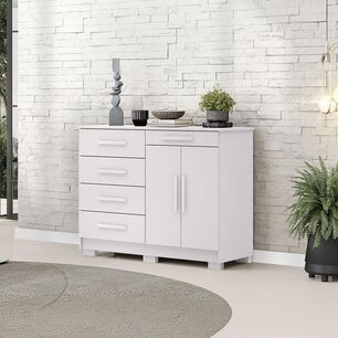 C&oacute;moda Vekkahome Americana / 2 Puertas / 5 Cajones