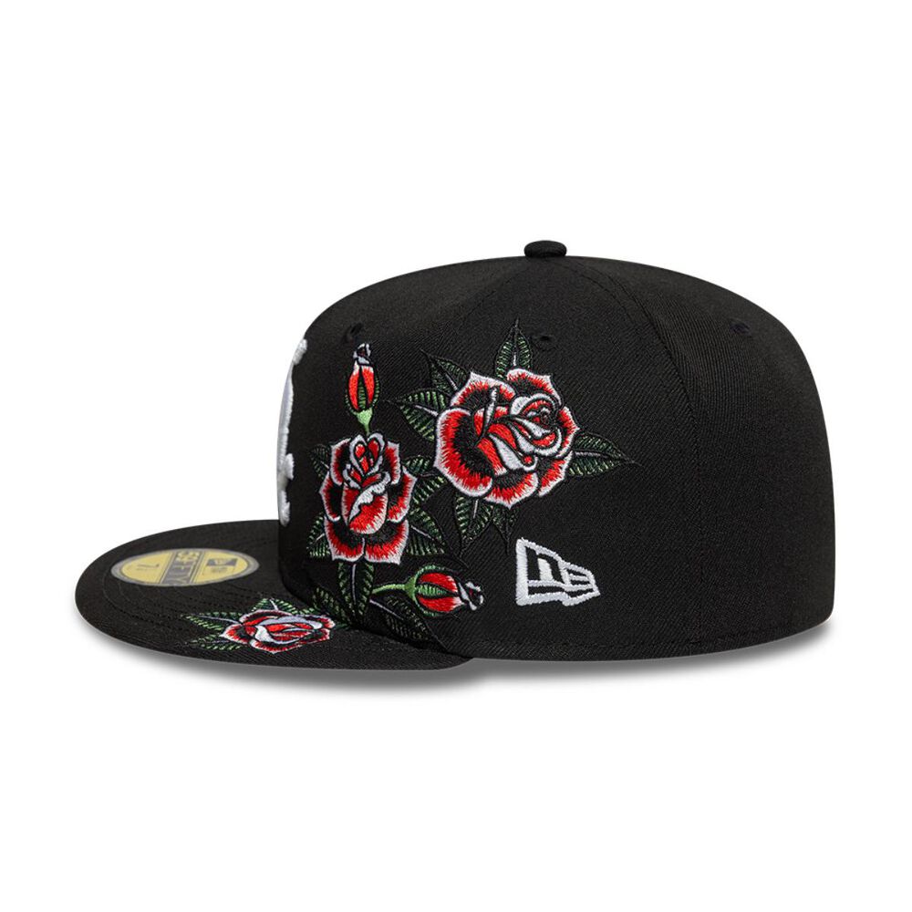 Gorra 59fifty Chicago White Sox Mlb Roses Black image number 3.0