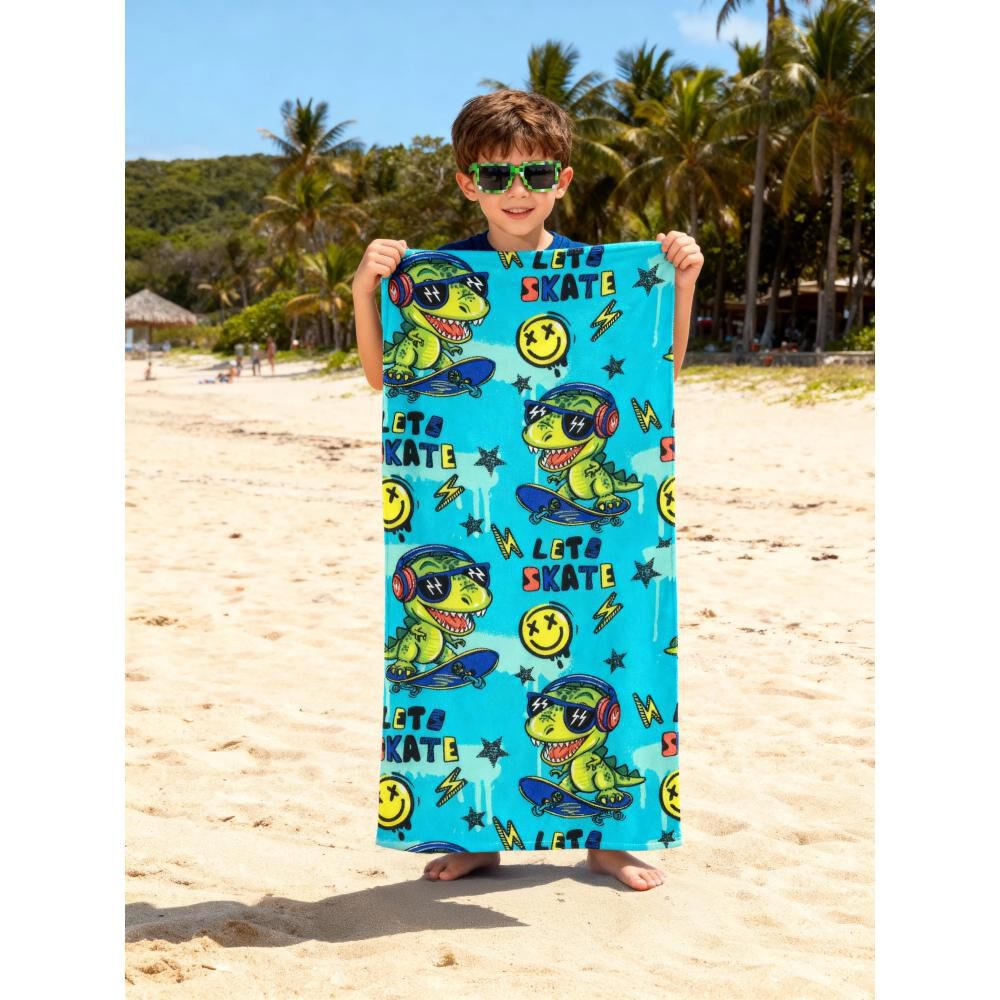 Toalla Playa Infantil + Lentes de Sol Casaideal Kids Fun / 75 X 150 Cm image number 1.0