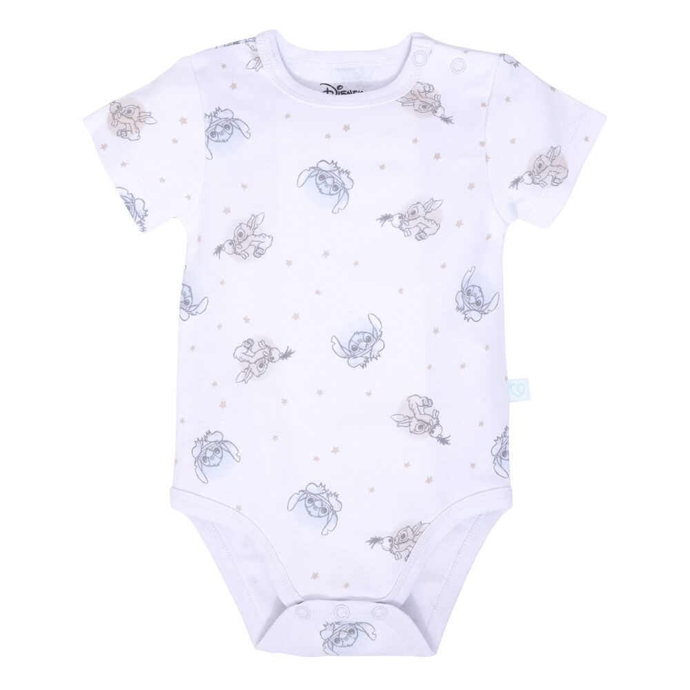 Body X2 Unisex Stitch Body Manga Corta 3 - 6 Meses image number 3.0