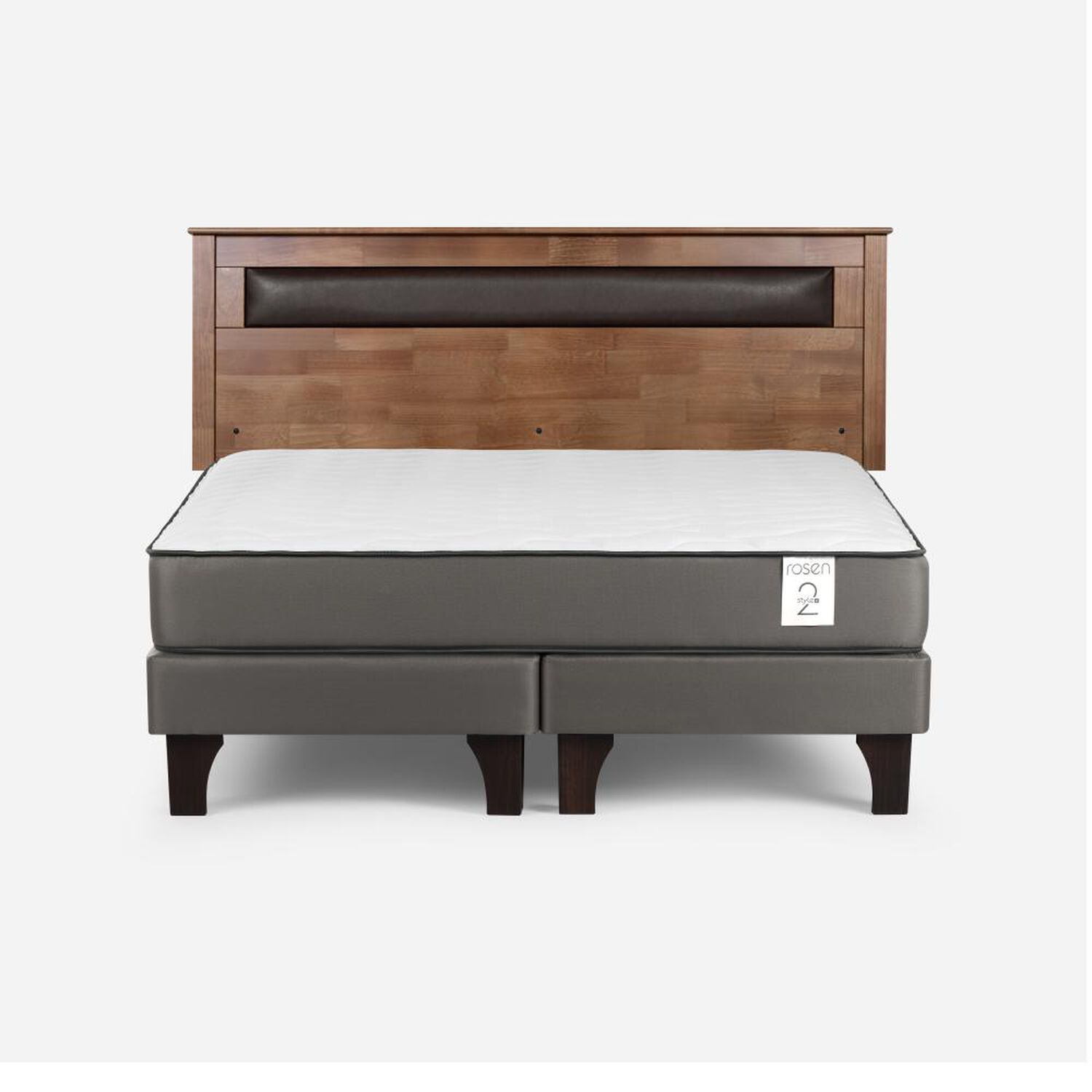 Cama Europea Rosen New Style 2 Plus / King / Base Dividida + Respaldo image number 0.0
