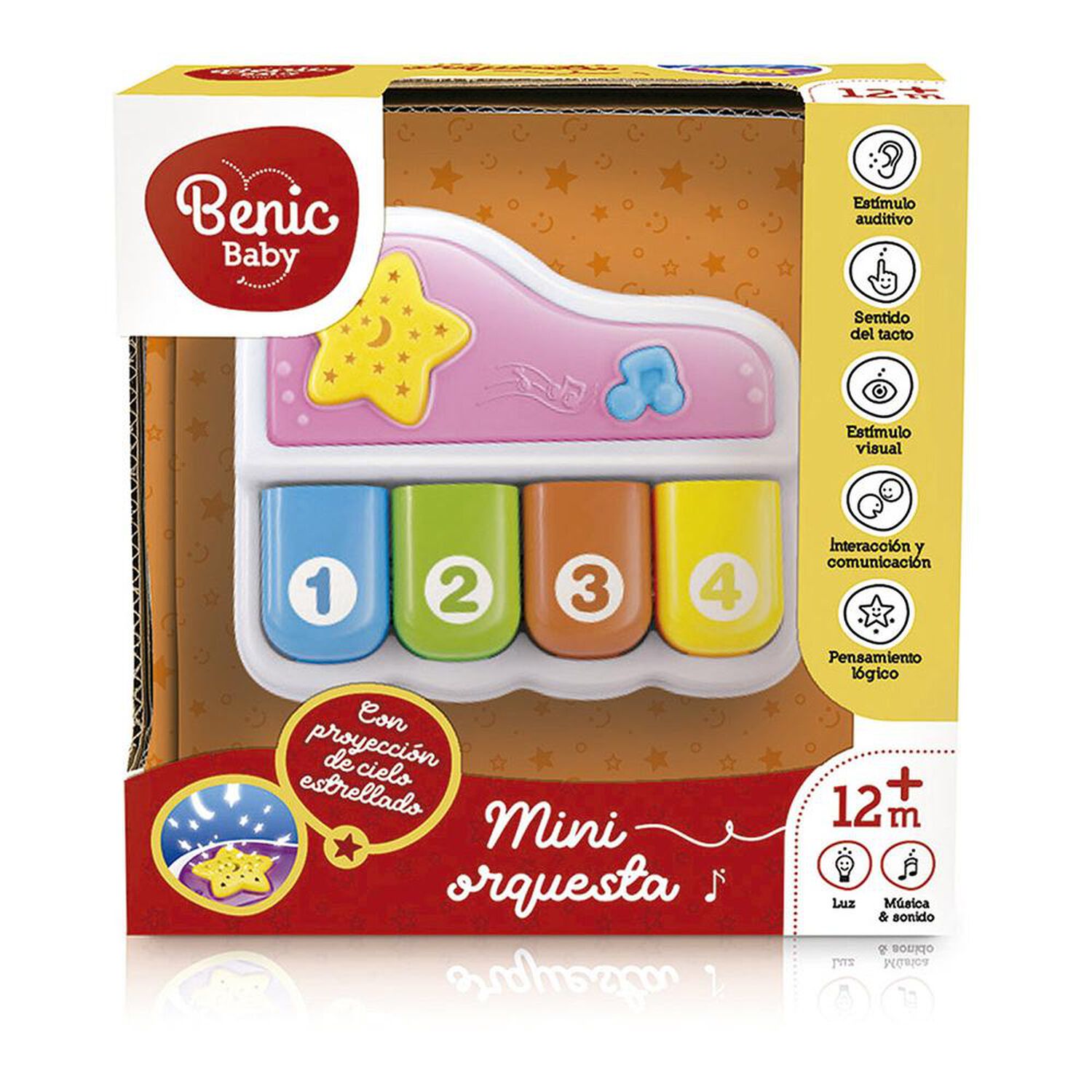 Juguete Musical Benic Baby Bb031 image number 2.0