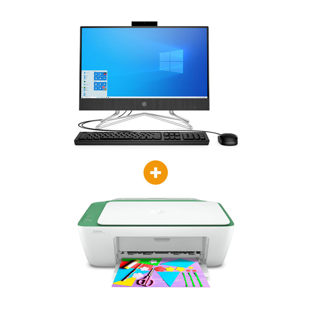 All In One Hp 24" df1000la / Intel Core I3 / 4 Gb Ram / 1 Tb Hdd + Impresora Hp Deskjet Ink Advantage 2375 image number 0.0
