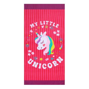 Toalla De Playa Casaideal Unicorn / 75 X 150 Cm