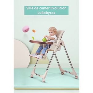 Silla De Comer Multiposiciones Plegable Verde Lubabycas