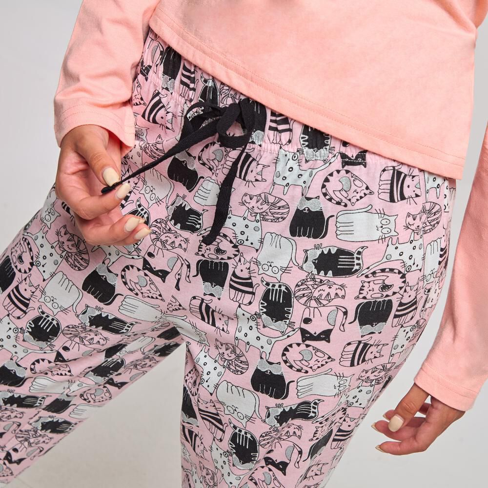 Pantalón De Pijama Estampado Mujer Freedom image number 4.0