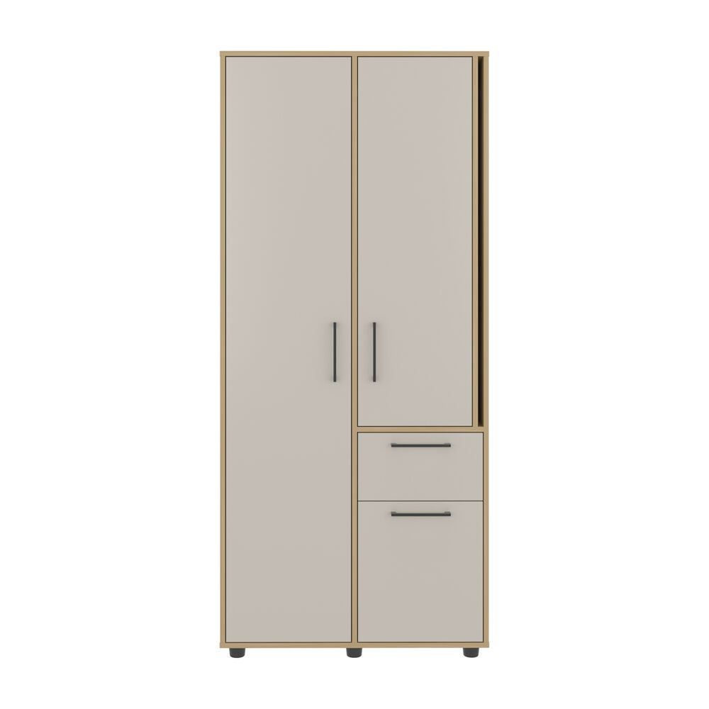 Closet 3 Puertas Y1 Cajon 180x80x52 Cm Caf&eacute; Claro image number 3.0