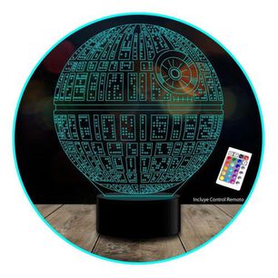 Ilusion 3d Estrella De La Muerte Star Wars Control Remoto