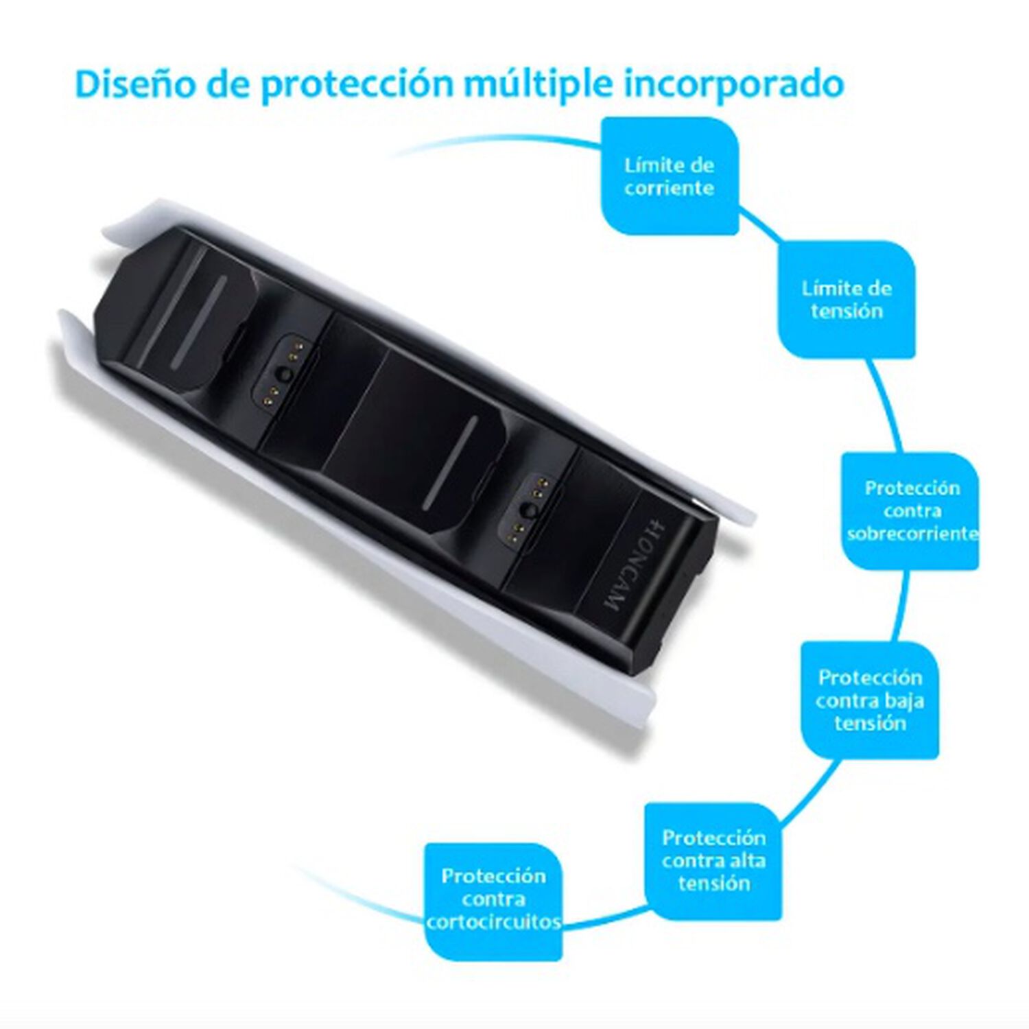 Base Cargador Para Consola Soporte Ps5 image number 4.0