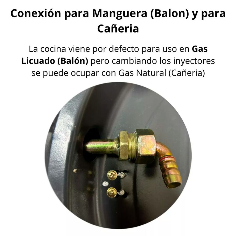 Cocina Encimera A Gas Placa Vidrio Templado 3 Platos image number 1.0