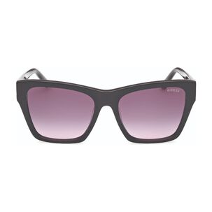 Lentes De Sol Negro Brillante Degrad&eacute; Guess