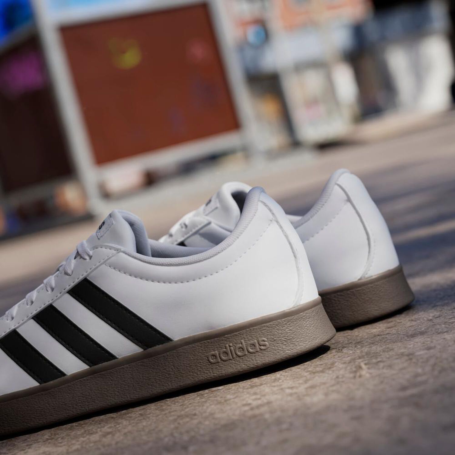 Zapatilla Urbana Hombre Adidas Vl Court Base Blanco image number 8.0