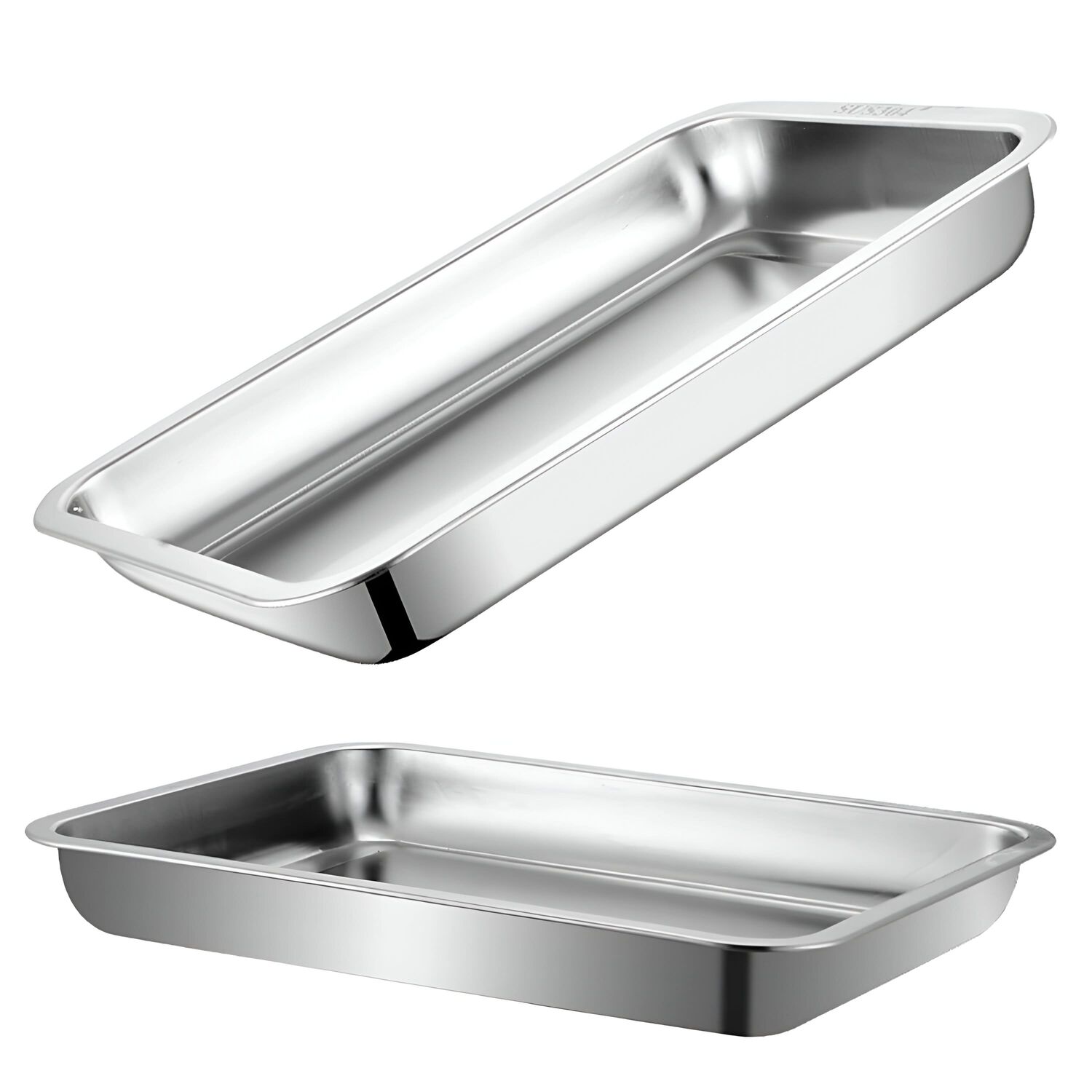 Bandeja Rectangular Profunda De Acero Para Horno 50x35 Cm image number 1.0