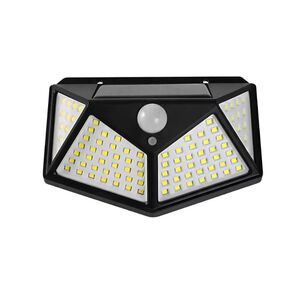 L&aacute;mpara Solar Con Sensor De Movimiento Reflector De 100 Led
