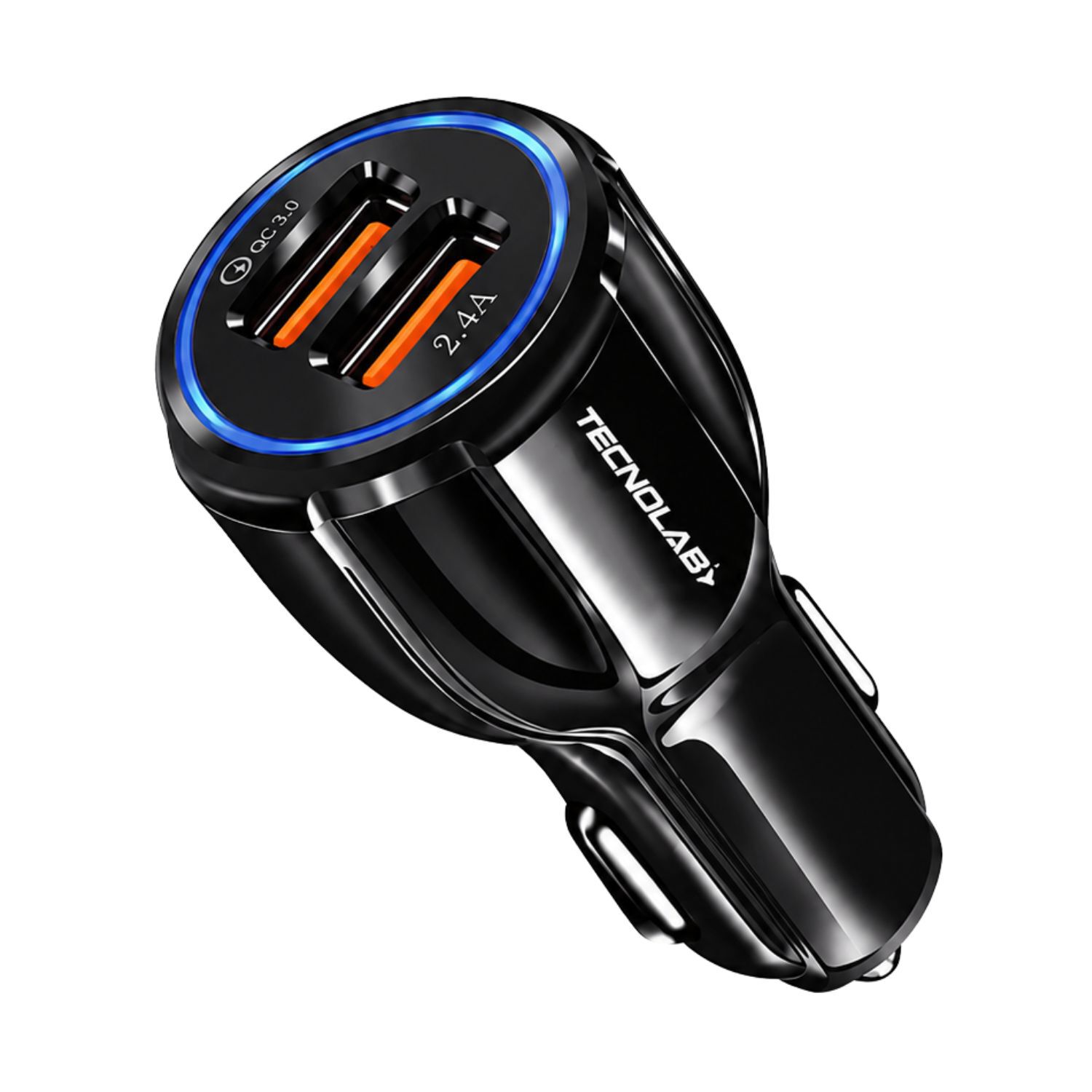 Cargador Auto 12v/24v Qc 3 Doble Usb 18w - Ps image number 0.0