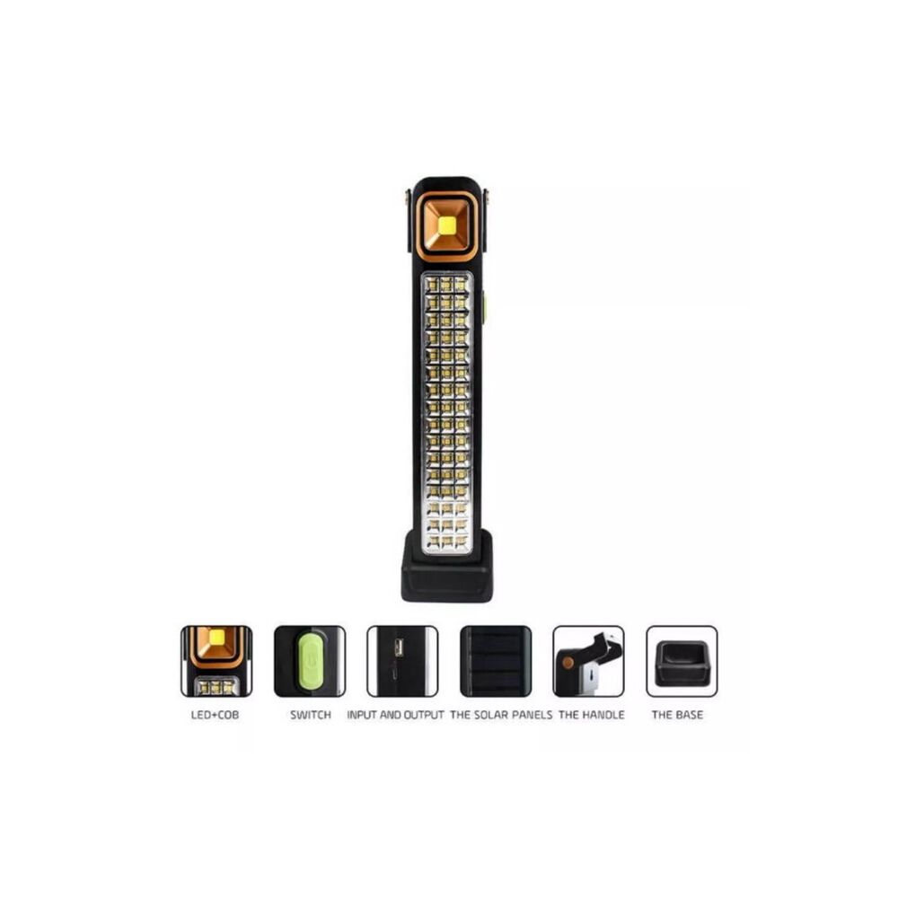 Lampara Solar Led De Emergencia Recargable Portatil image number 1.0