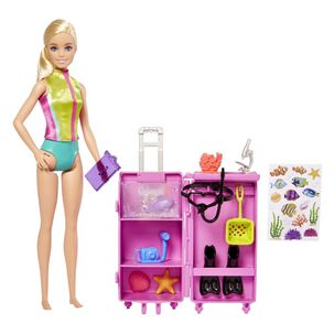 Set De Muñeca Barbie Biologa Marina