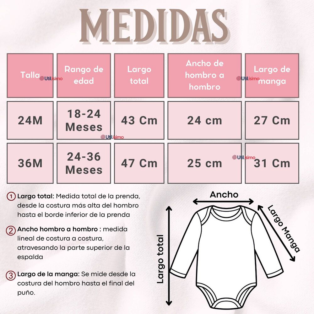 Pack 5 Bodys Manga Larga 100% Algod&oacute;n Beb&eacute; Ni&ntilde;a Sweet And Wild image number 2.0