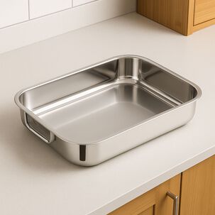 Bandeja Rectangular Multiuso Cuiner Acero Inoxidable 30cm
