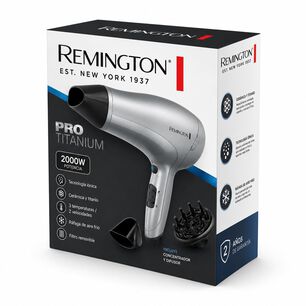 Secador De Pelo Remington Titanium D3019 2000w + Ionizador