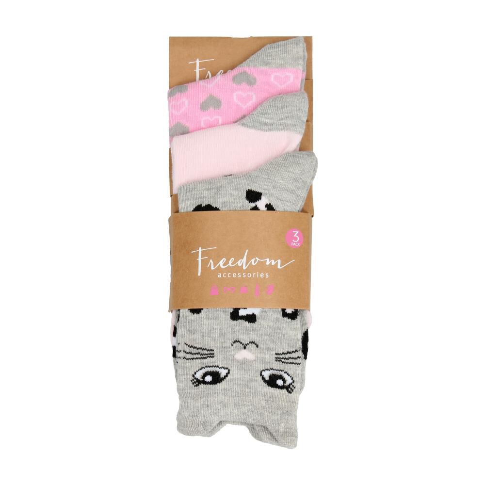 Pack Calcetines Mujer Freedom / 3 Pares image number 0.0