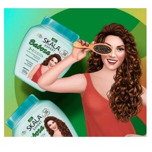 Mascara De Hidratacion Profunda Para Rulos Skala Babosa Aloe Vera 1kg