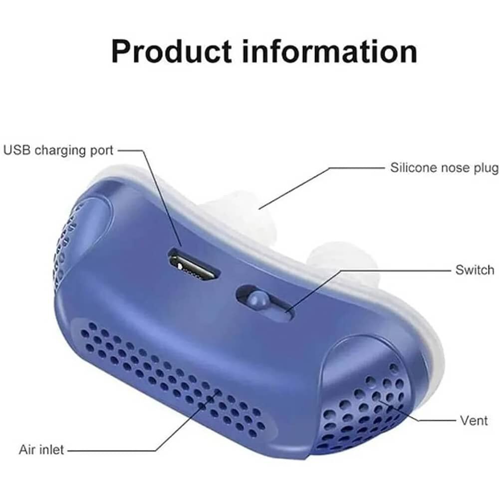 Tap&oacute;n El&eacute;ctrico Para Ronquido Dispositivo Antironquidos image number 3.0