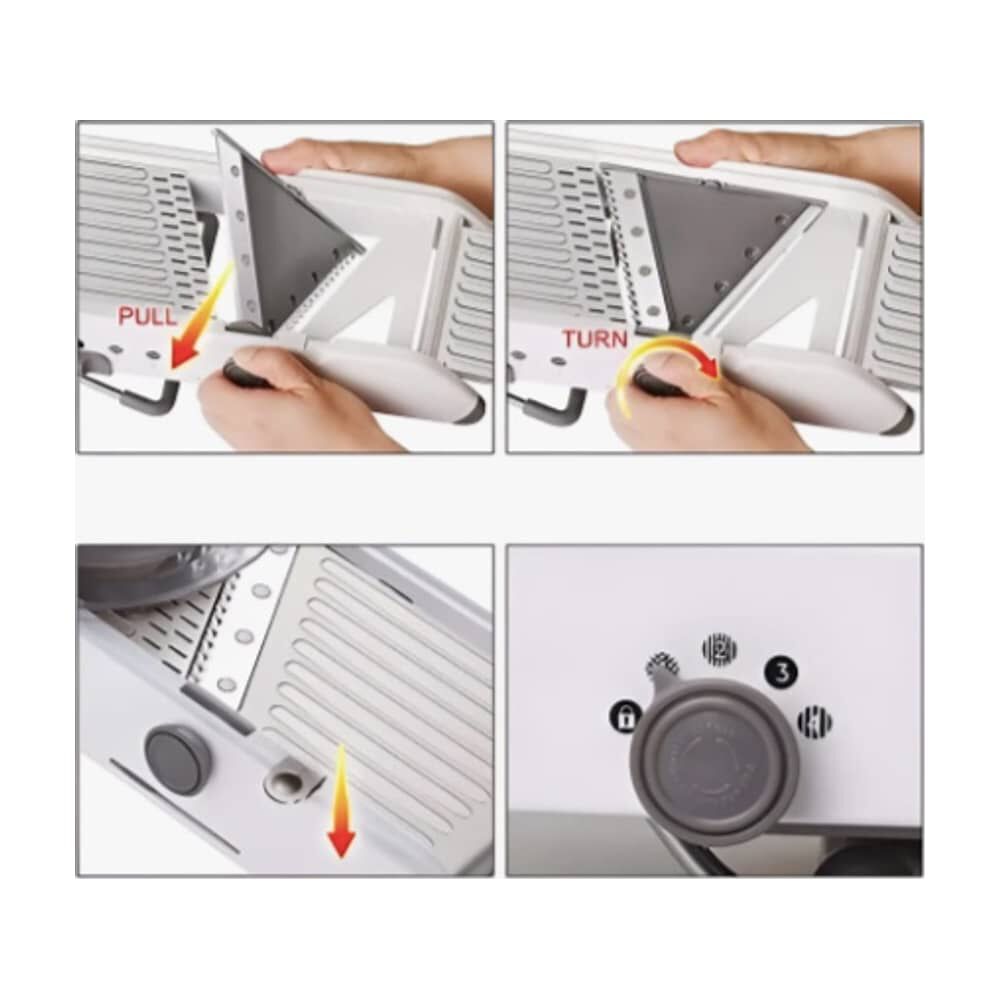 Mandolina Rebanador De Verduras Rallador De Vegetales image number 2.0