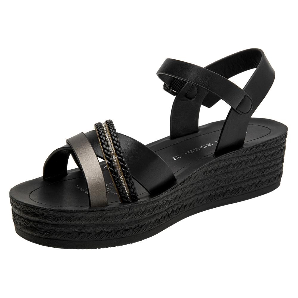 Sandalia Mujer Bruno Rossi Brm0112 Negro image number 2.0