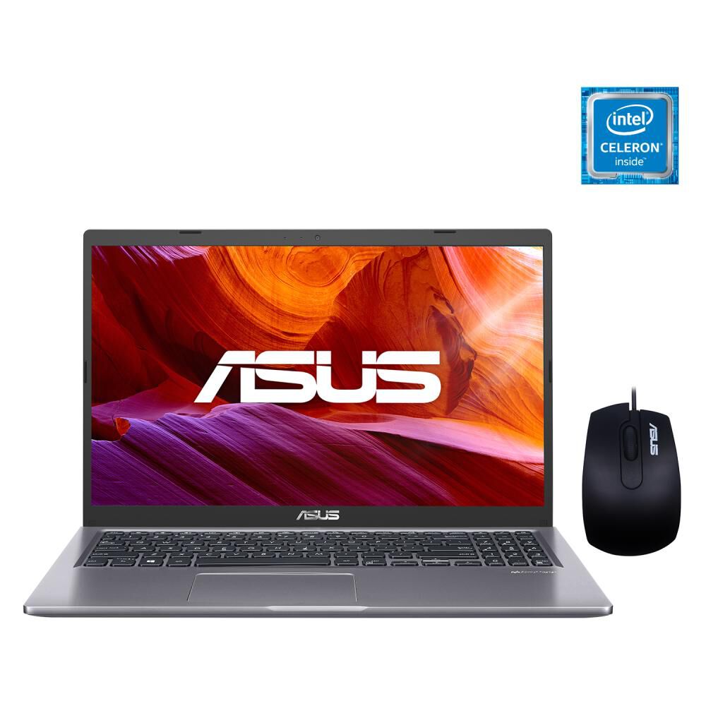 Notebook Asus X515ma-br576t / Slate Grey / Intel Celeron / 4 Gb Ram / Intel Uhd 600 / 500 Gb Hdd / 15.6 " image number 1.0