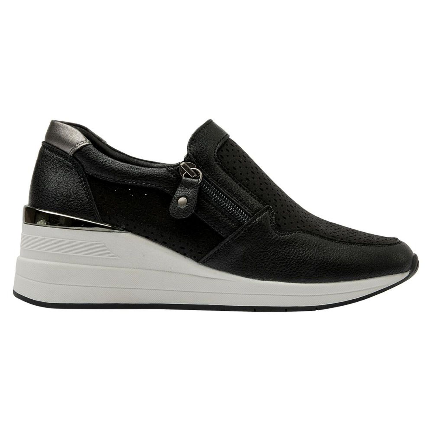 Zapatilla Urbana Mujer Bruno Rossi Brm0152 Negro image number 0.0