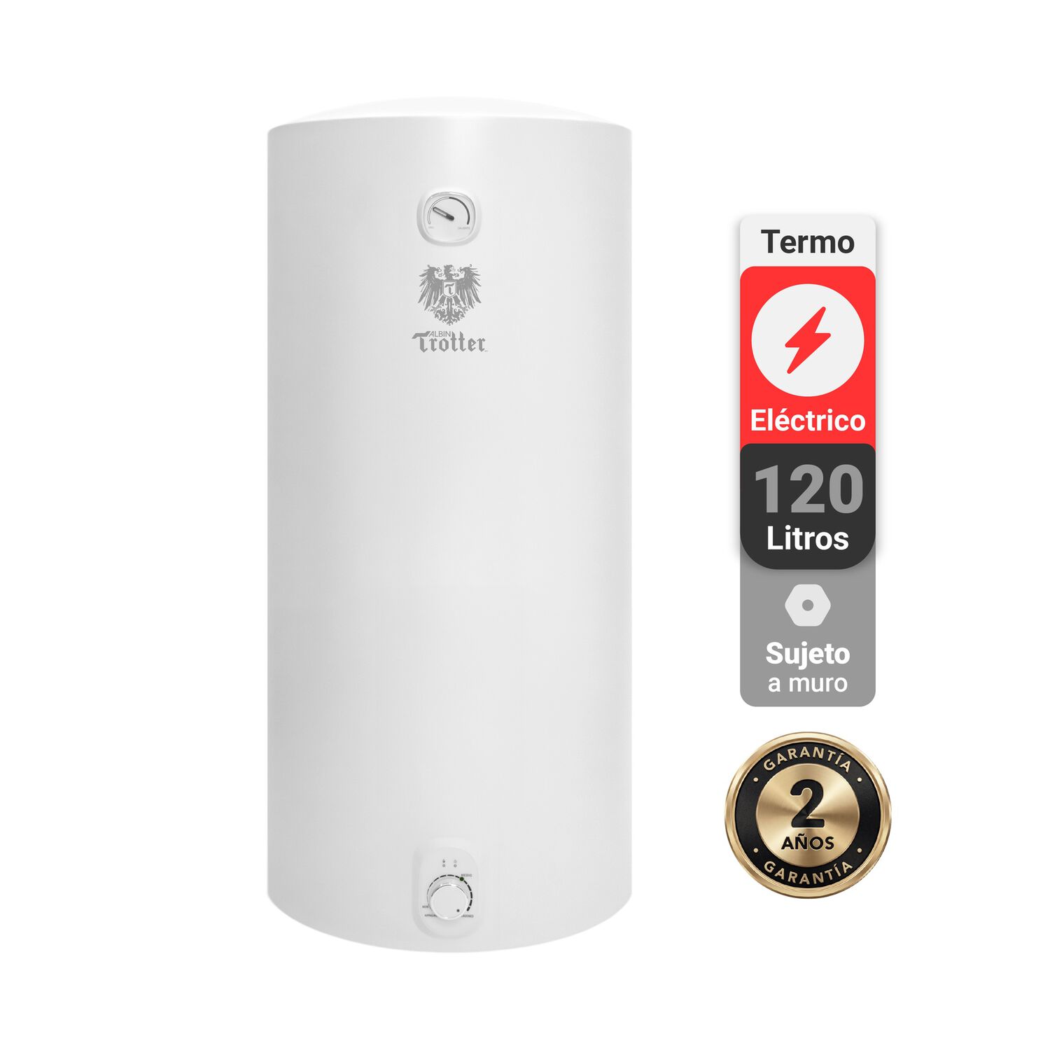 Termo El&eacute;ctrico Albin Trotter 120 Litros 1,5 Kw image number 0.0