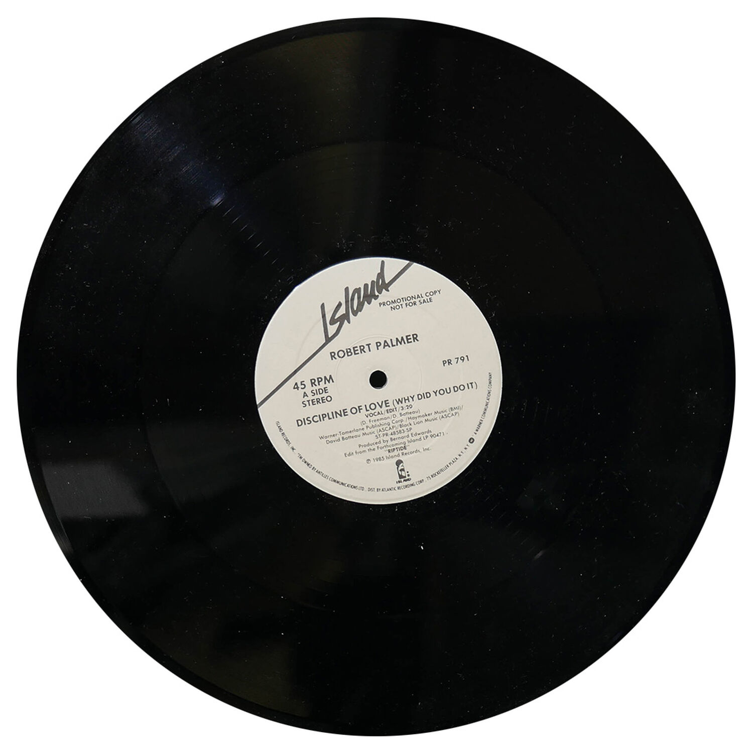 Robert Palmer - Discipline Of Love (why Did You Do It) | 12" Maxi Single Usado image number 2.0