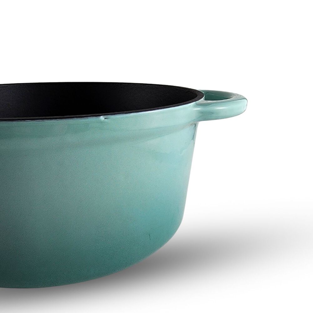 Olla Hierro Fundido 22cm Turquesa Keep Antiadherente Cocina image number 2.0