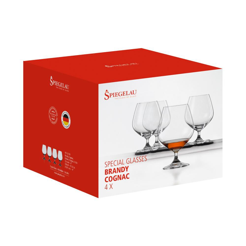 Set De Copas Spiegelau Brandy Cognac / 4 Piezas / 558 Ml image number 2.0