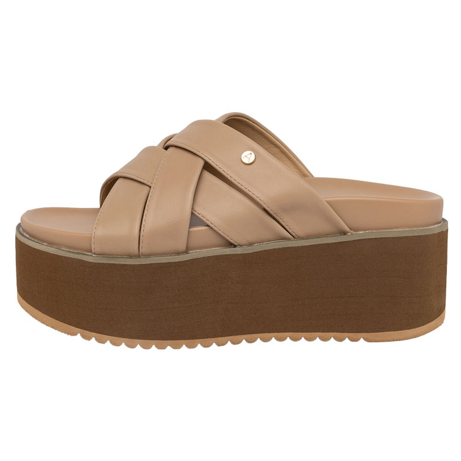 Sandalia Plataforma Kaira Beige Alquimia image number 1.0