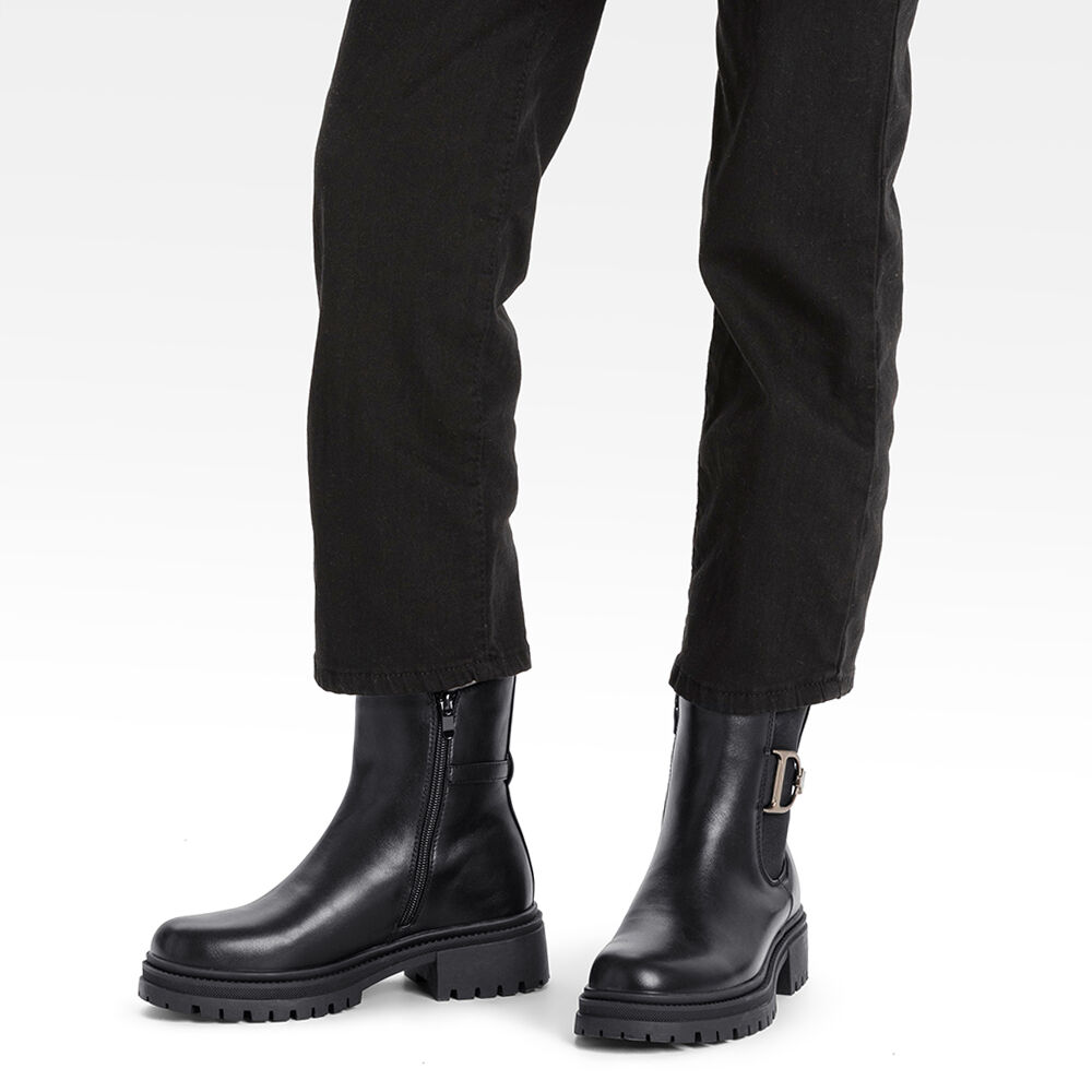 Botin Casual Mujer Eco Cuero Con Felpa Comodo Weide Zs60 image number 1.0