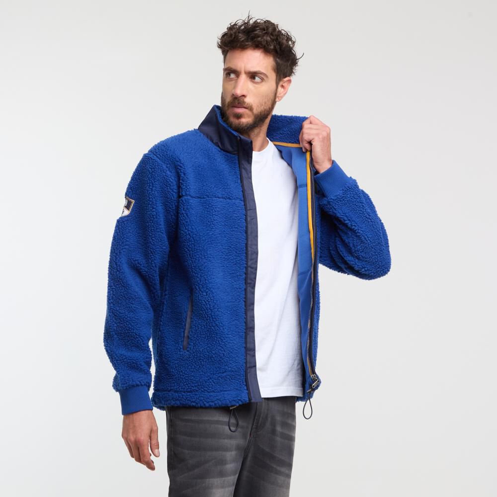 Polerón Bloque Color Regular Cuello Alto Hombre The King's Polo Club image number 2.0
