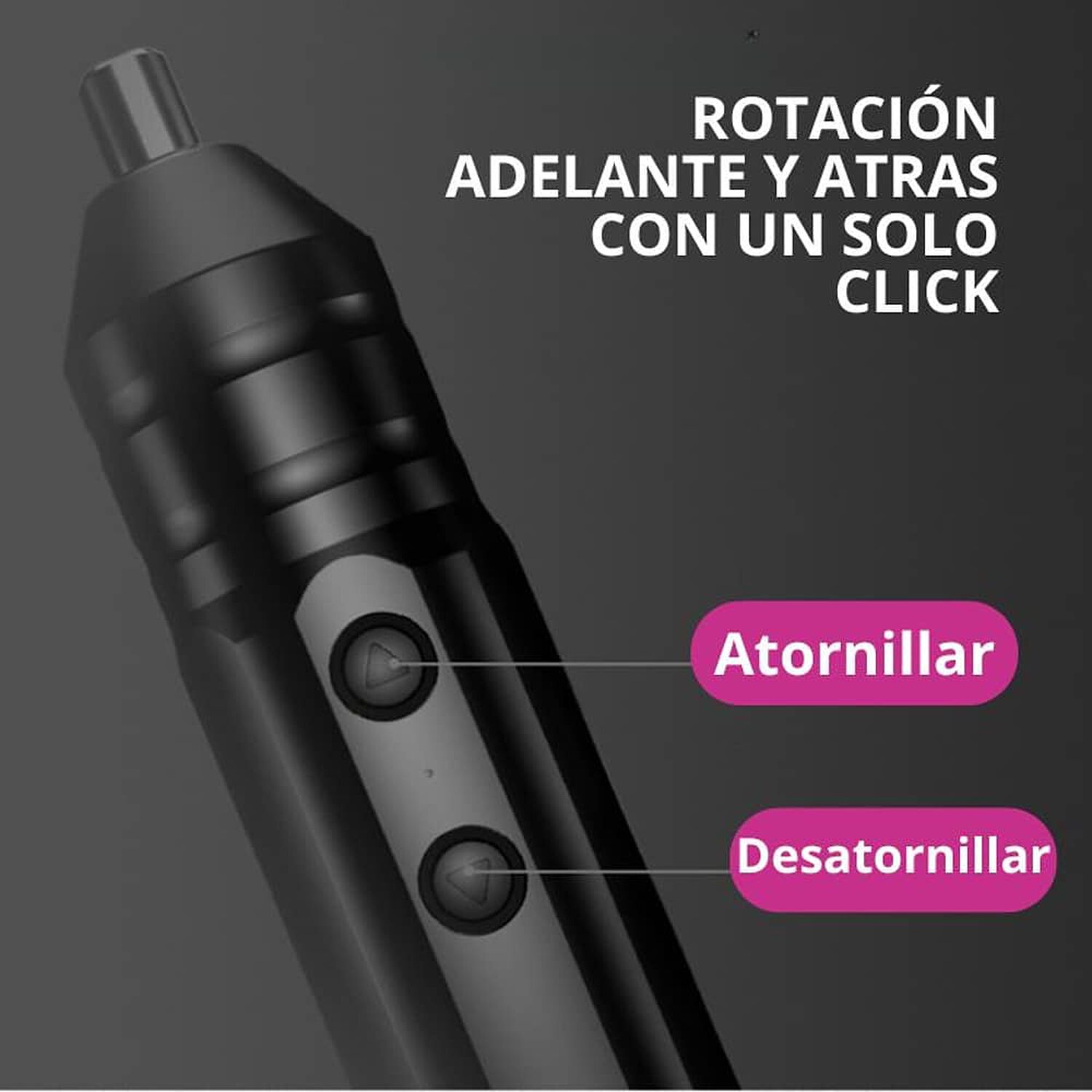 Destornillador Recargable Port&aacute;til Con Accesorios image number 4.0