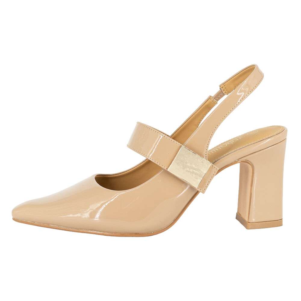 Zapato Formal Glam Beige Charol Alquimia image number 1.0