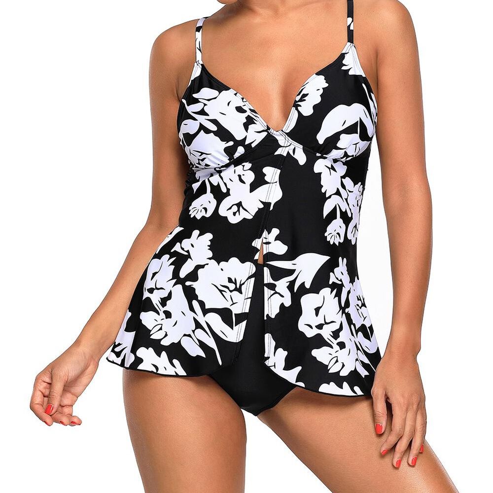 Traje De Baño Tankini Sexy Sport Print Chic Gloriahoon image number 1.0