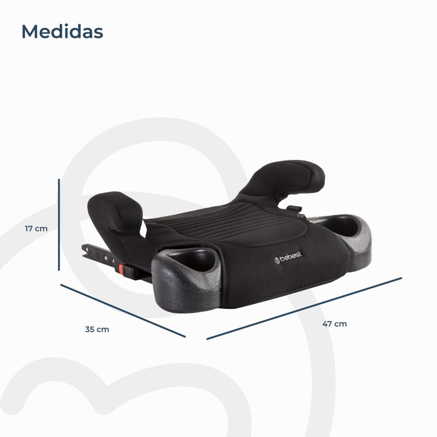 Alzador Bebesit Isofix Negro image number 5.0
