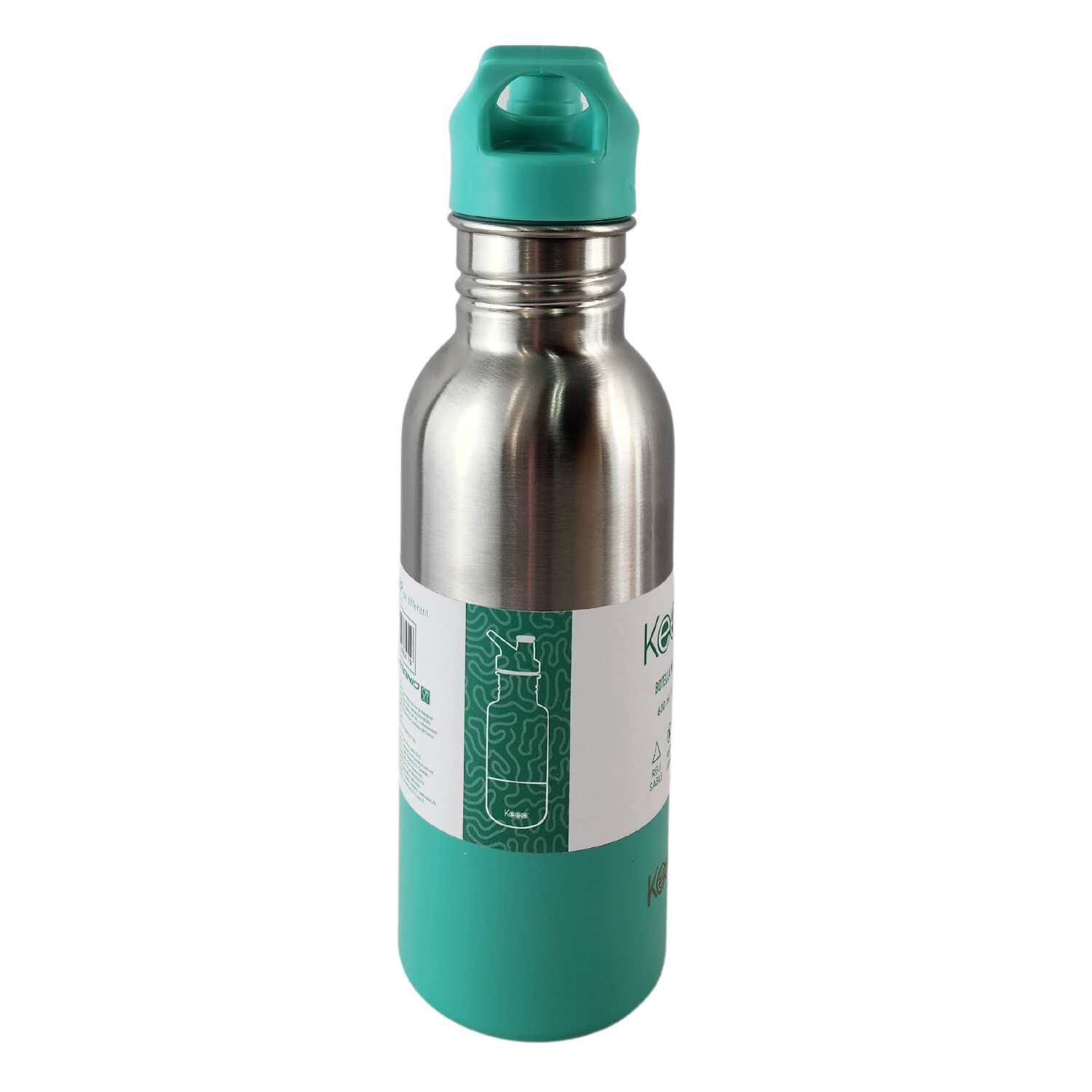 Botella Metalica Keep 600ml Keep Bebidas Deporte Turquesa image number 1.0