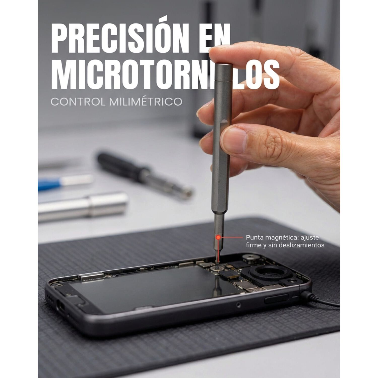 Desatornillador 24 En 1 Cr-v Magn&eacute;tico Aluminio 12.5cm image number 5.0