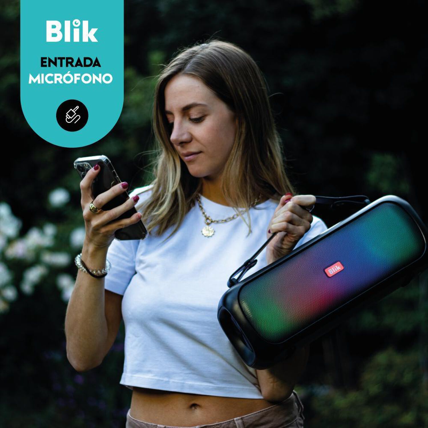 Parlante Bluetooth Blik Partyboost image number 9.0