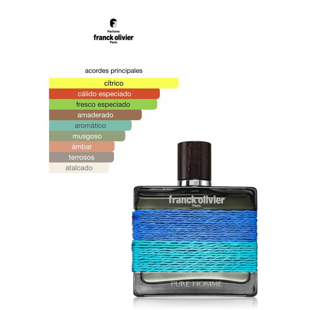 Franck Oliver Pure Homme Edt 100ml image number 2.0